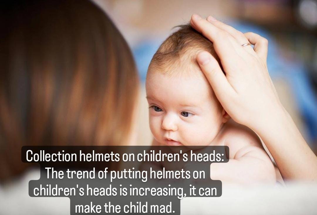 Collection Helmets Increase in the practice of wearing helmets to children