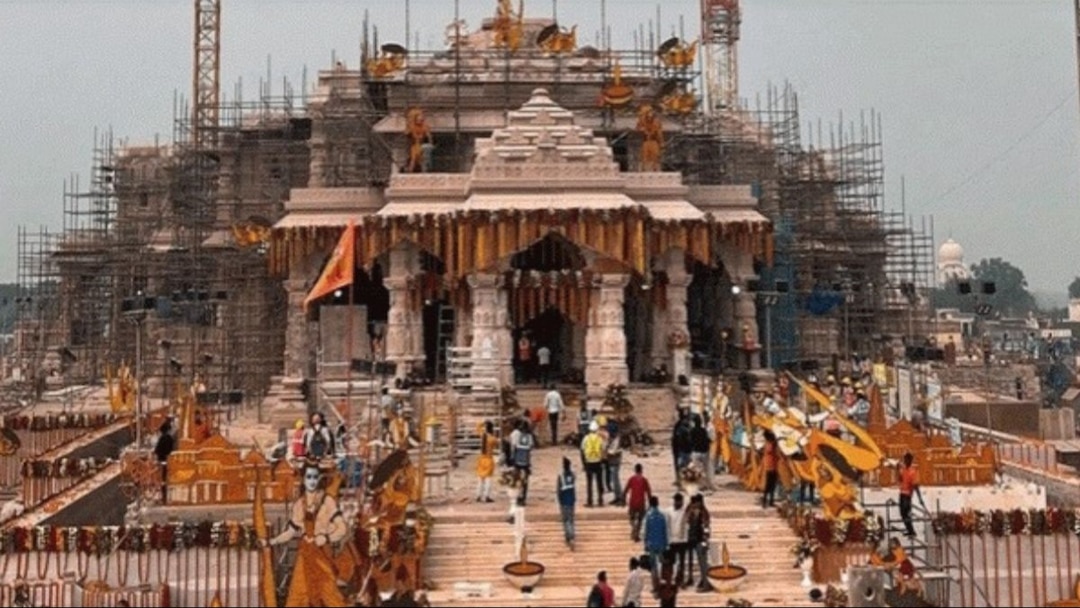 51 inch Pratibha made from blue stone of Karnataka, ready to sit in the sanctum sanctorum.