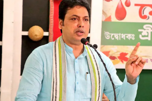 Former Tripura CM Biplab Deb Elected to Rajya Sabha